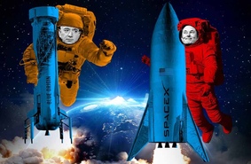 Обострится ли космическое соперничество между Джеффом Безосом и Илоном Маском