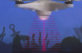 Объединяя свет и звук. Воздушный метод визуализации подводных объектов с помощью дронов
