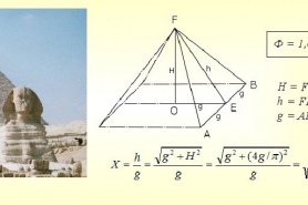 О теореме Пифагора и гармоническом делении