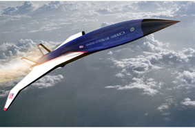 Гиперзвуковой самолет Air Force One способен развивать скорость 5 Махов