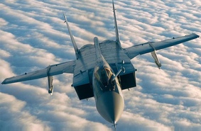 Полёт истребителей МиГ-31БМ в ближнем космосе | Видео