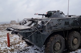 Украинские БТР-70 и БТР-80 испытали с тепловизионными прицелами