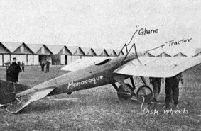 Гоночный самолет и истребитель Депердюссен тип D («Монокок 1913 г.»)