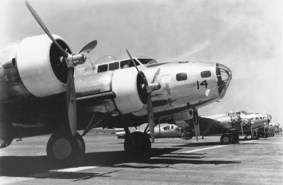 Тяжелый бомбардировщик Боинг B-17B