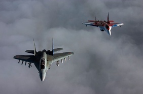Су-27 против МиГ-29 в небе Африки