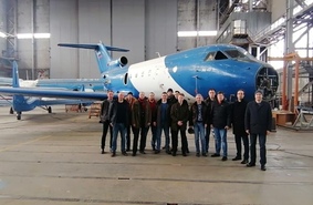 Прототип первого российского гибридного самолета «Электролет СУ 2020» готовится к взлету