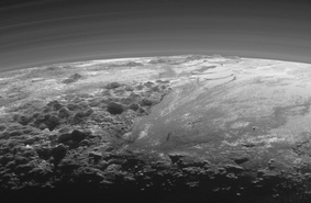 Станция «Новые Горизонты» сфотографировала восход Солнца над Плутоном