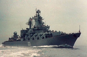 Ракетный крейсер «Варяг» заменит крейсер «Москва» у берегов Сирии