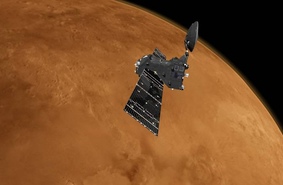 Орбитальный аппарат «ЭкзоМарс» успешно уклонился от столкновения с Марсом