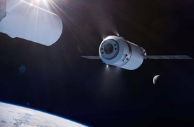 SpaceX  будет доставлять грузы NASA на окололунную станцию