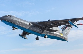 Первый для ВМФ РФ. Взлетел очередной серийный самолет-амфибия Бе-200ЧС