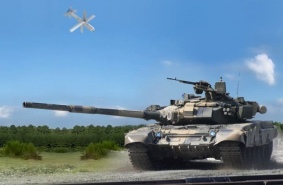Израильская компания UVision поразила барражирующими боеприпасами российские танки Т-90