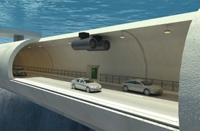 В Норвегии планируется постройка первых в мире подводных плавающих транспортных туннелей