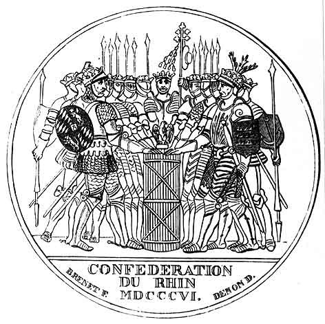 Медаль Рейнского союза, 1808 г.
