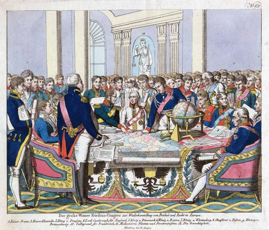 Участники Венского конгресса, 1815 г.