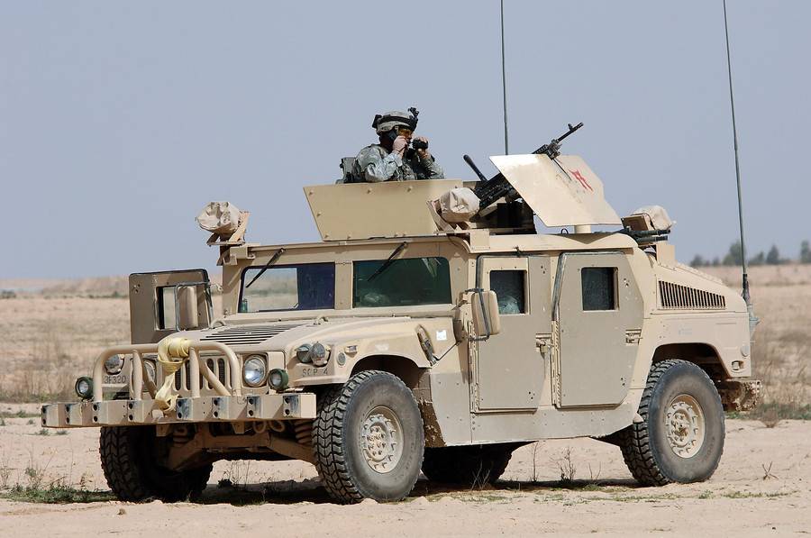 Вариант многоцелевого автомобиля Humvee с усиленным бронированием, Ирак, 2006 г.