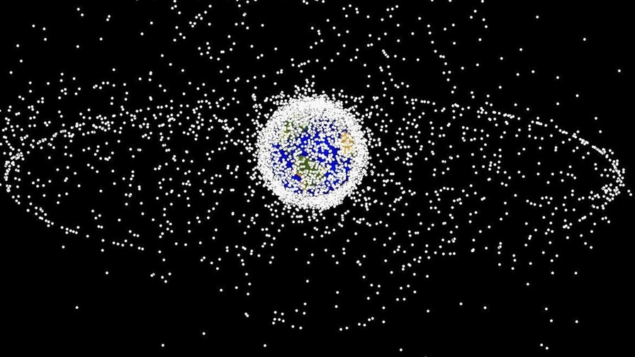 Модель загрязнения околоземного космического  пространства объектами КМ (геостационарная орбита)