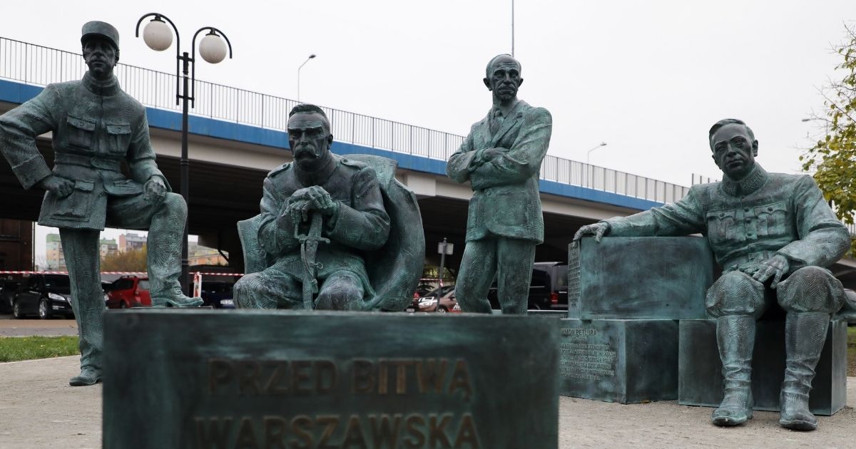 Пилсудский, де Голль , Петлюра, Варшавская битва, памятник, «чудо на Висле», Варшава, 100 лет