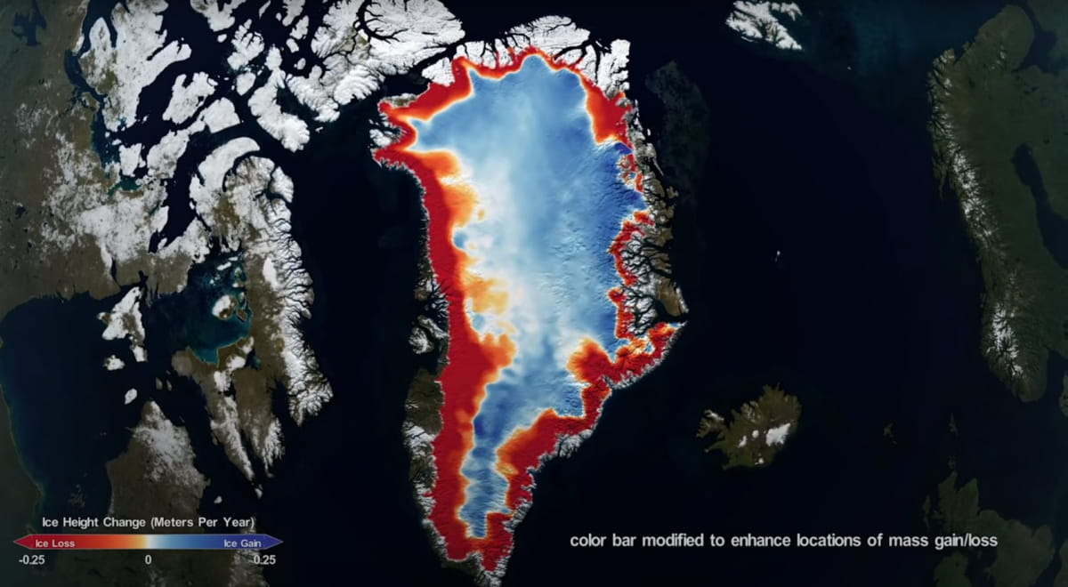 климат, климатолог, «точка невозврата», изменение климата, углекислый газ, ледники Гренландии, ледники, таяние, карманы льда