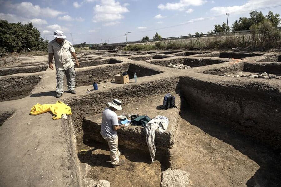 археологи, сооружения, раскопки, Израиль