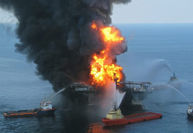 последствия, авария, нефтяная платформа, утечка нефти