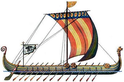 корабль Вильгельма, пиратский корабль, викинги