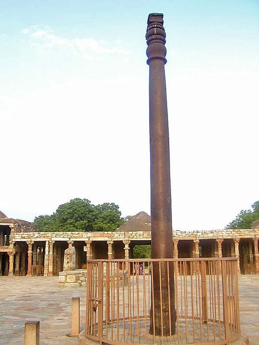 Железная колонна, коррозия, город-крепость, сооружение