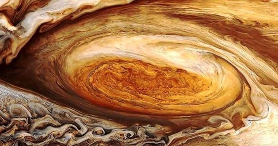 Космос, красное пятно Юпитера, Галактика