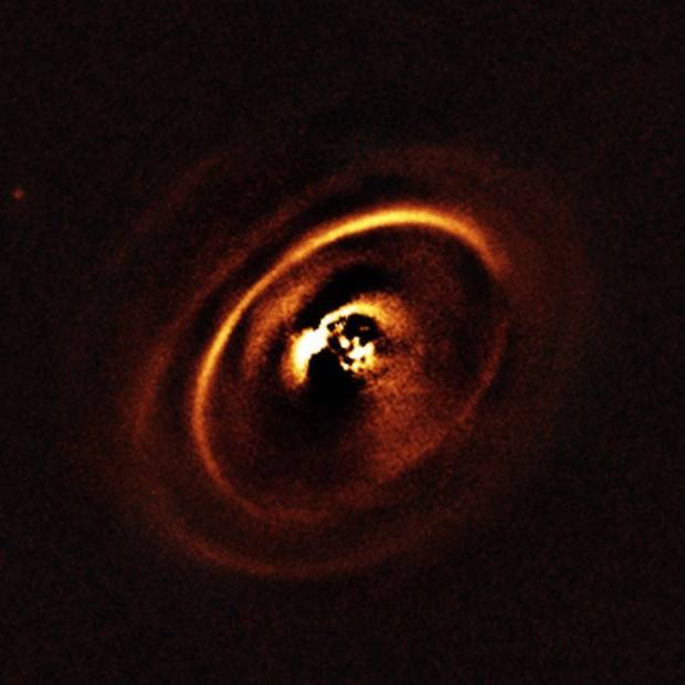 Протопланетный диск вокруг звезды RXJ1615