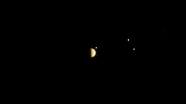 Спутники Юпитера, заснятые зондом «Юнона»