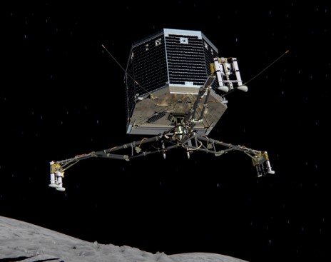 12 ноября 2014 впервые в истории человечества исследовательская станция совершила посадку на поверхности кометы