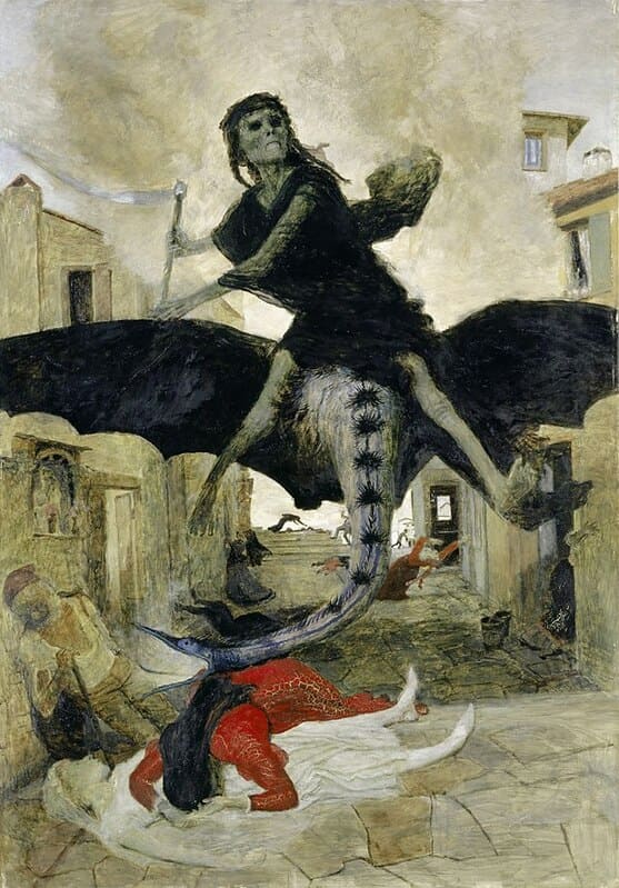 «черная смерть», XIX в., Арнольд Беклин