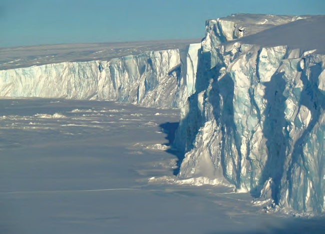 ледяной барьер, ледник, южный континент