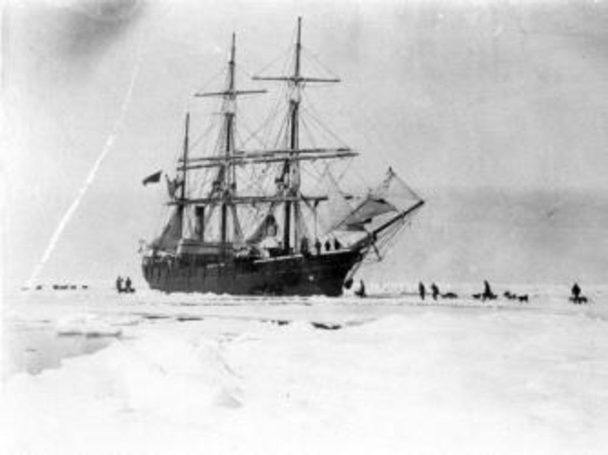 южный крест, корабль, полярный лёд