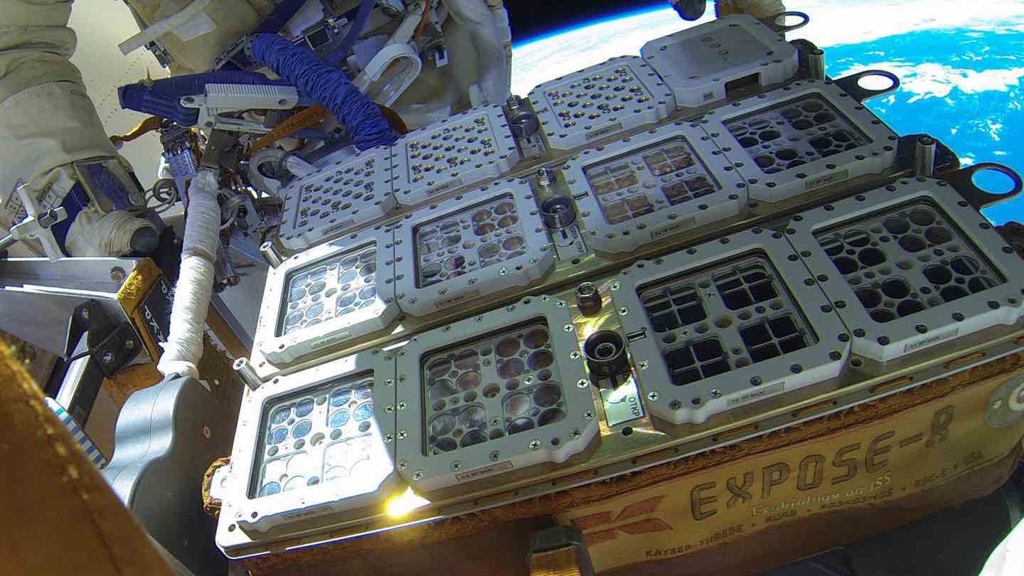 космическая станция, станция мкс, эксперимент biomex, жизнь на Марсе, платформа EXPOSE-R