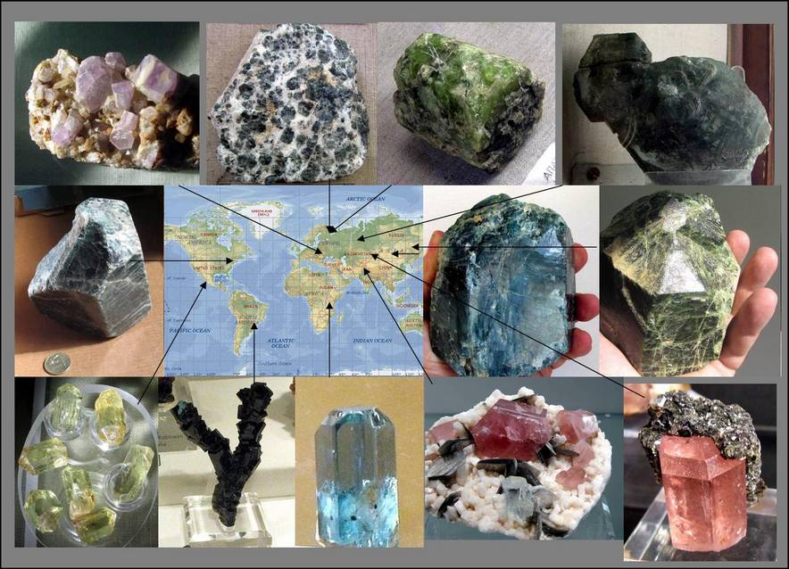 Апатит. Знаменитые минералогические находки по всему миру