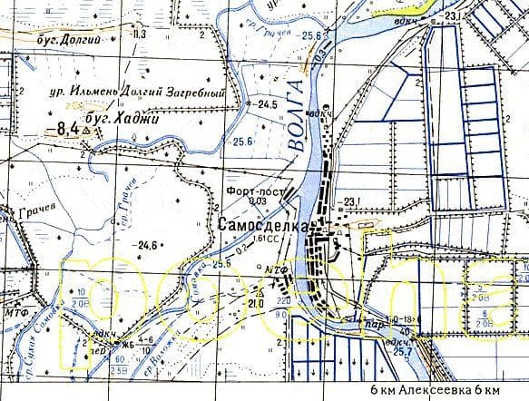 Географическая карта, археологические раскопки, Хазария, город Итиль