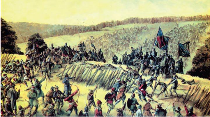 битва, Никополь, атака французов и бургундцев