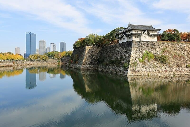 Токугава Иэясу, угловая башня Инуи, внешняя стена, внешний ров