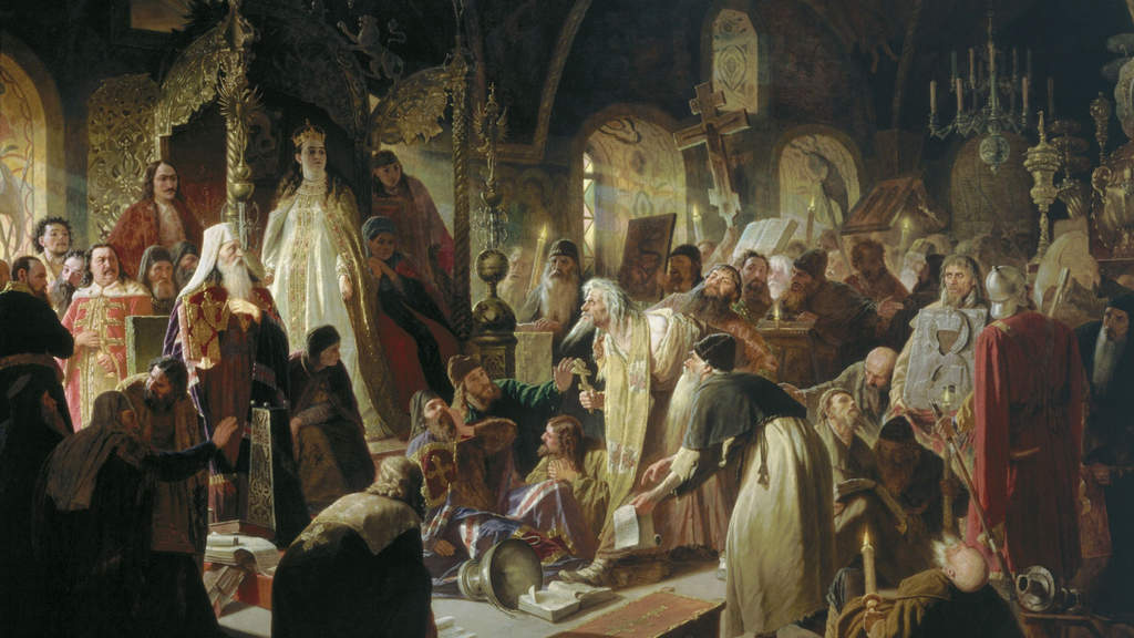 никита пустосвят, художник перов, картина 19 века