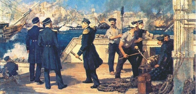 Н.П. Медовиков, П.С. Нахимов, палуба, корабль «Императрица Мария» </em></div>