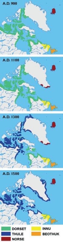 Карта, культура, Северная Канада, Гренландия