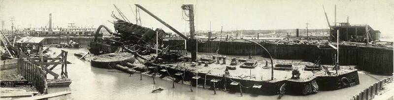 взрыв, 1911 г., остров, крейсер