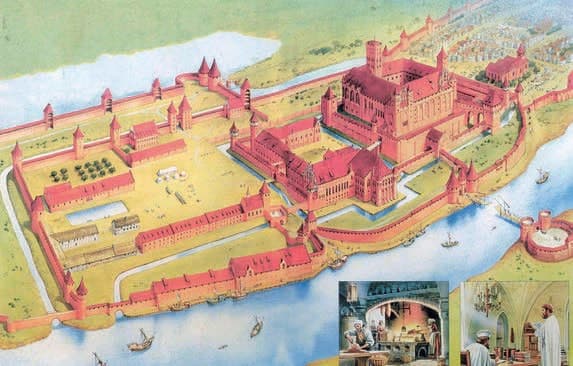 обстрел, крепость, замок Мариенбург, Витовт