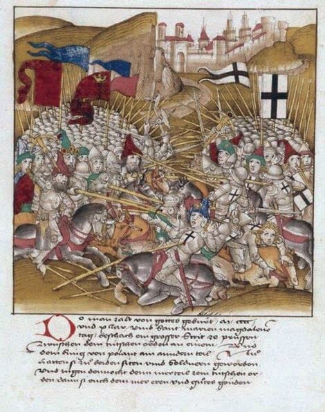 Грюнвальдская битва, перемирие, отряд, сражение