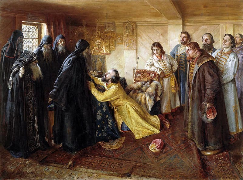 царь Иван Грозный, игумен Кирилл