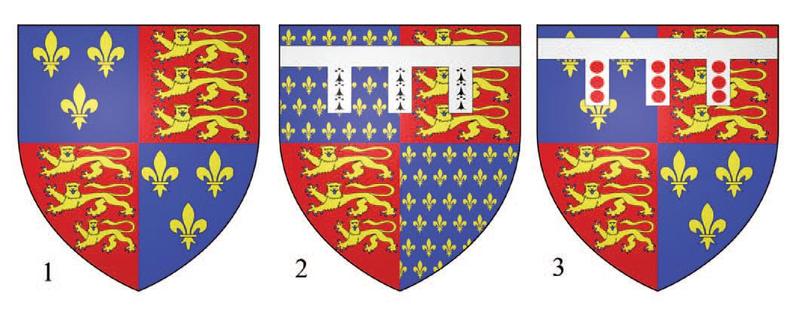 Родовые гербы, Эдуард III Плантагенет, Джон Гонт, Эдмунд Лэнгли