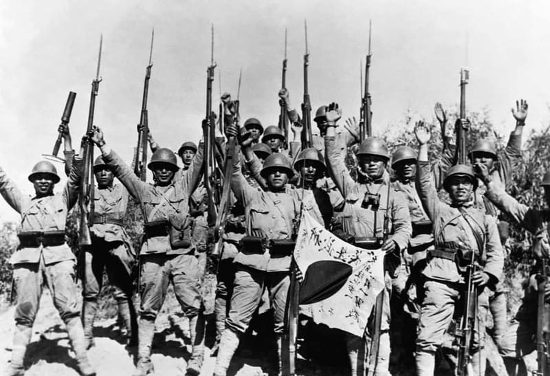 Японские солдаты, Вторая мировая война, безопасность
