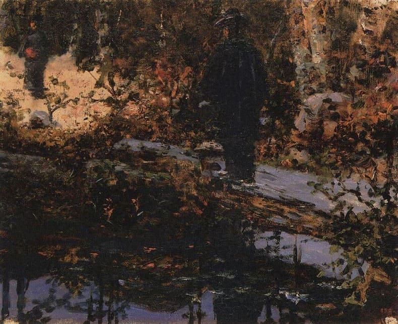 «В парке», Япония, Верещагин, 1881