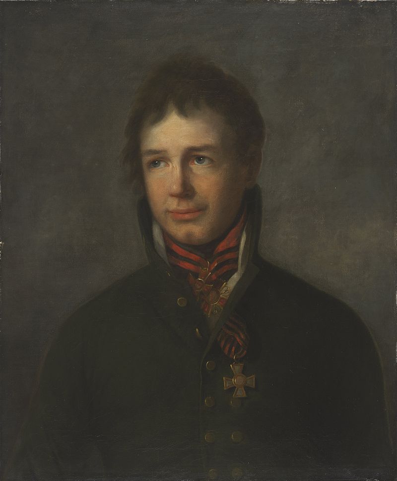 портрет Крузенштерна, библиотека Цюриха, мореплаватель